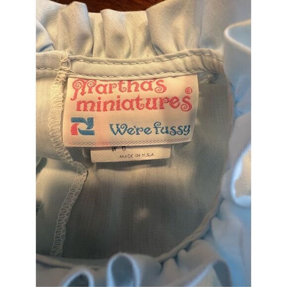 Vintage Martha’s Miniature we’re fussy blue lace trim pageant costume dress 6 - Picture 7 of 8